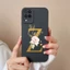 Ôp Điện Thoại Silicon Dẻo In Họa Tiết Hoa & Chữ Cái Dễ Thương Cho samsung galaxy a12 m12 f12 a Đến z samsung a 12 m 12 f 12 Ốp