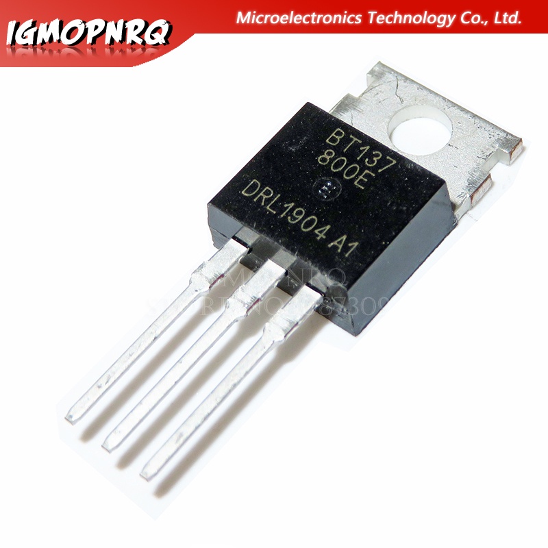 Set 10 Linh Kiện Điện Tử bt137-800e bt137 bt137-800 800v 8a triacs ...
