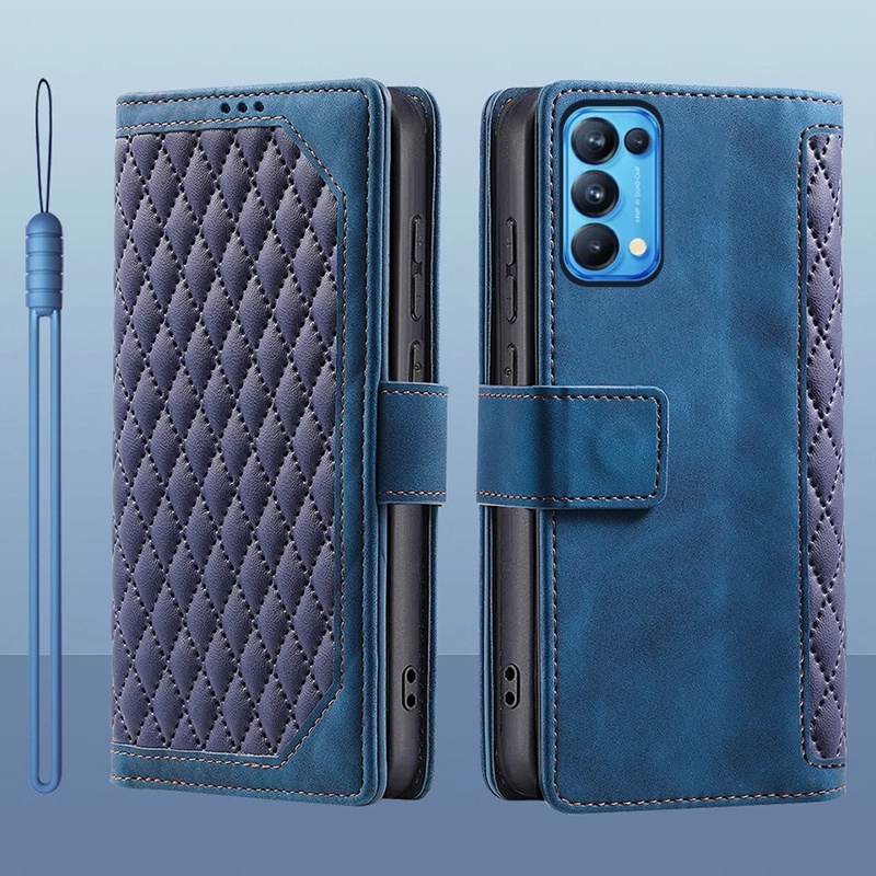 Bao Da Điện Thoại Dạng Ví Nắp Lật Cho oppo reno5 pro plus 4g 5g oppo reno4 pro 4g 5g se reno 4 5 5g 4g