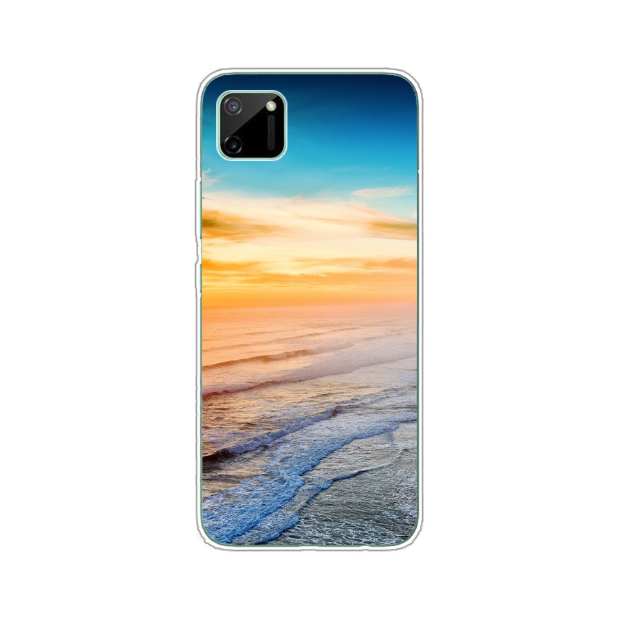 Ôp Điện Thoại Silicon Dẻo Họa Tiết Hoạt Hình Dễ Thương Cho oppo realme c11 Ốp
