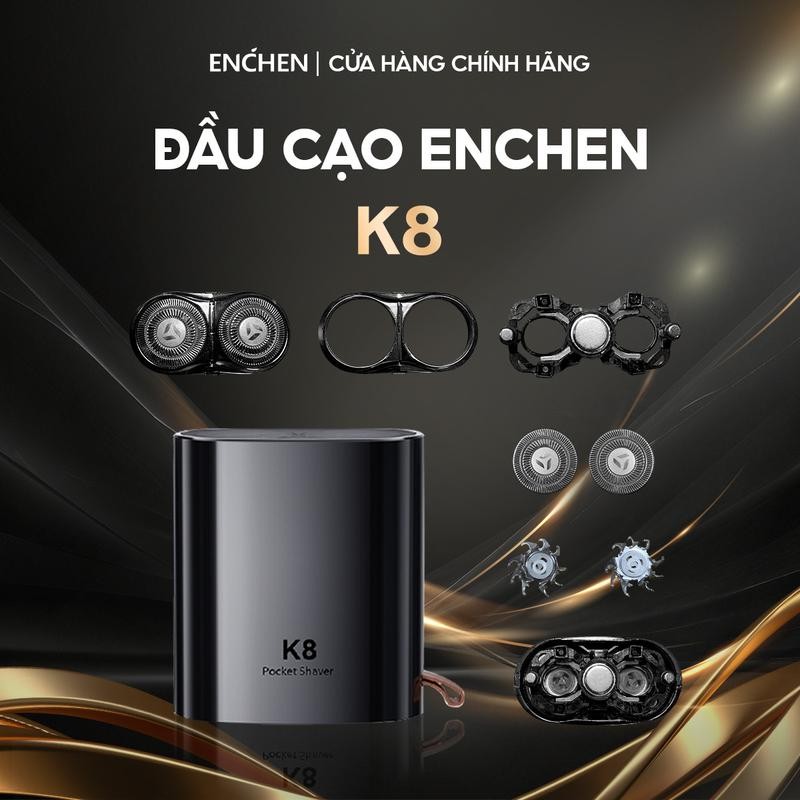 Mô tả Đầu cạo râu thay thế cho máy cạo râu Enchen K8 (chỉ có đầu cạo, không bao gồm máy cạo râu) - 1