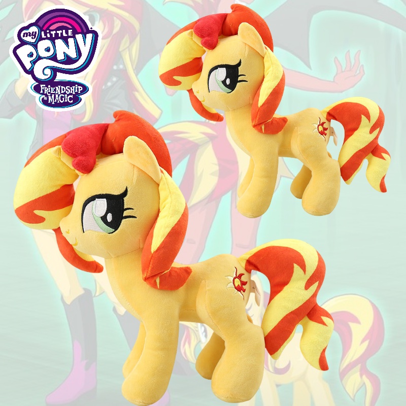 Vibrant Rainbow My Little Pony Plush Unicorn Doll Đồ chơi yêu thích của bé gái