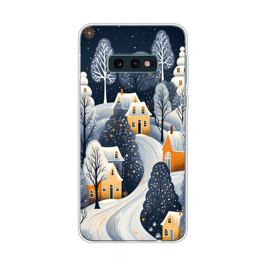 Ôp Điện Thoại Silicon Dẻo Họa Tiết Hoạt Hình Dễ Thương Cho samsung galaxy s10e Ốp