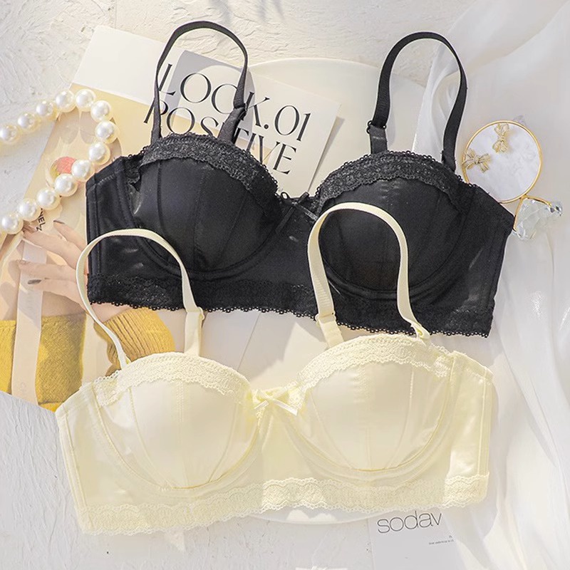 Áo lót Có Gọng Thép Mềm Nâng Ngực Chống Chảy Xệ Size 32-38ab Thời Trang Quyến Rũ Cho Nữ
