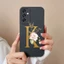 Ôp Điện Thoại Silicon Dẻo Họa Tiết Hoa & Chữ Cái Xinh Xắn Cho samsung galaxy a15 4g samsunga15 a 15 5g Ốp