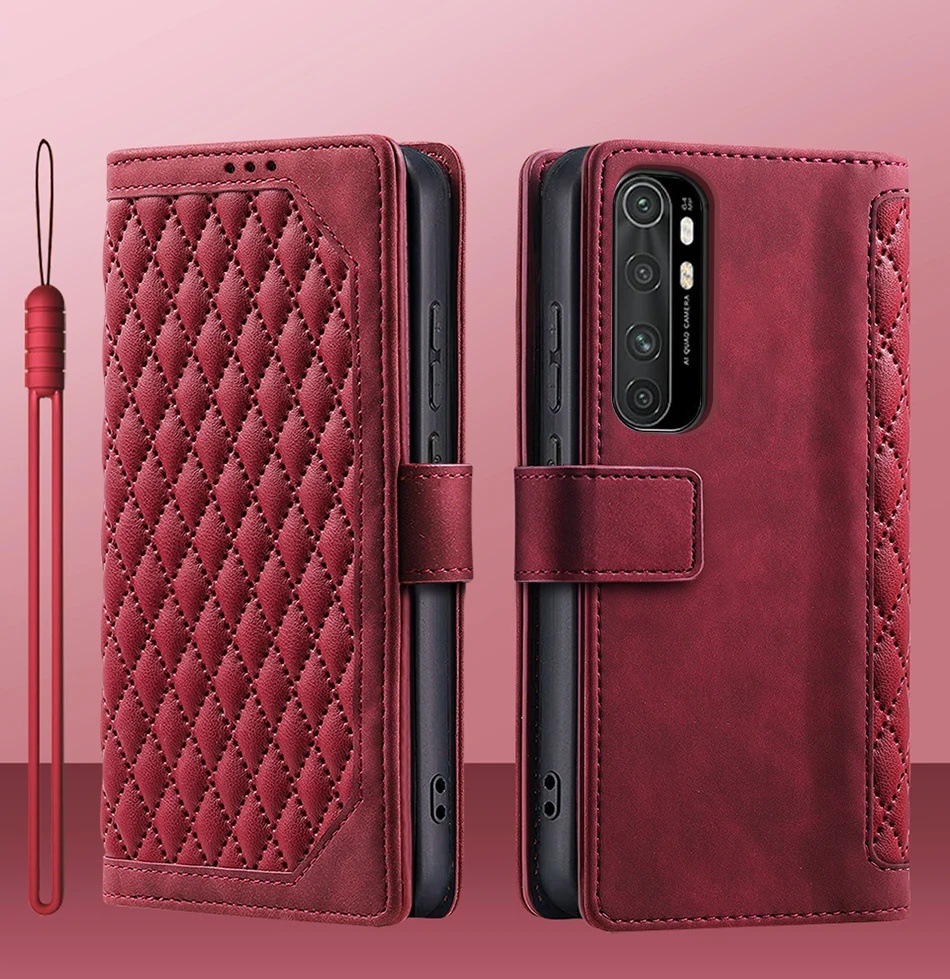 Bao Da Điện Thoại Dạng Ví Nắp Lật Cho xiaomi mi note 10 lite note 10 lite note10lite note10 10lite Ốp