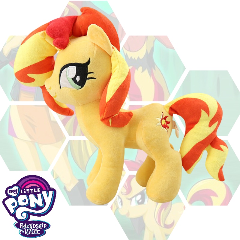Vibrant Rainbow My Little Pony Plush Unicorn Doll Đồ chơi yêu thích của bé gái