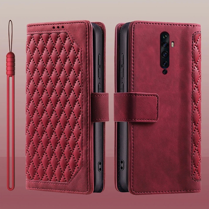Bao Điện Thoại Dạng Ví Chất Liệu Da Cho oppo reno2 f oppo reno2 z reno 2 2f 2z