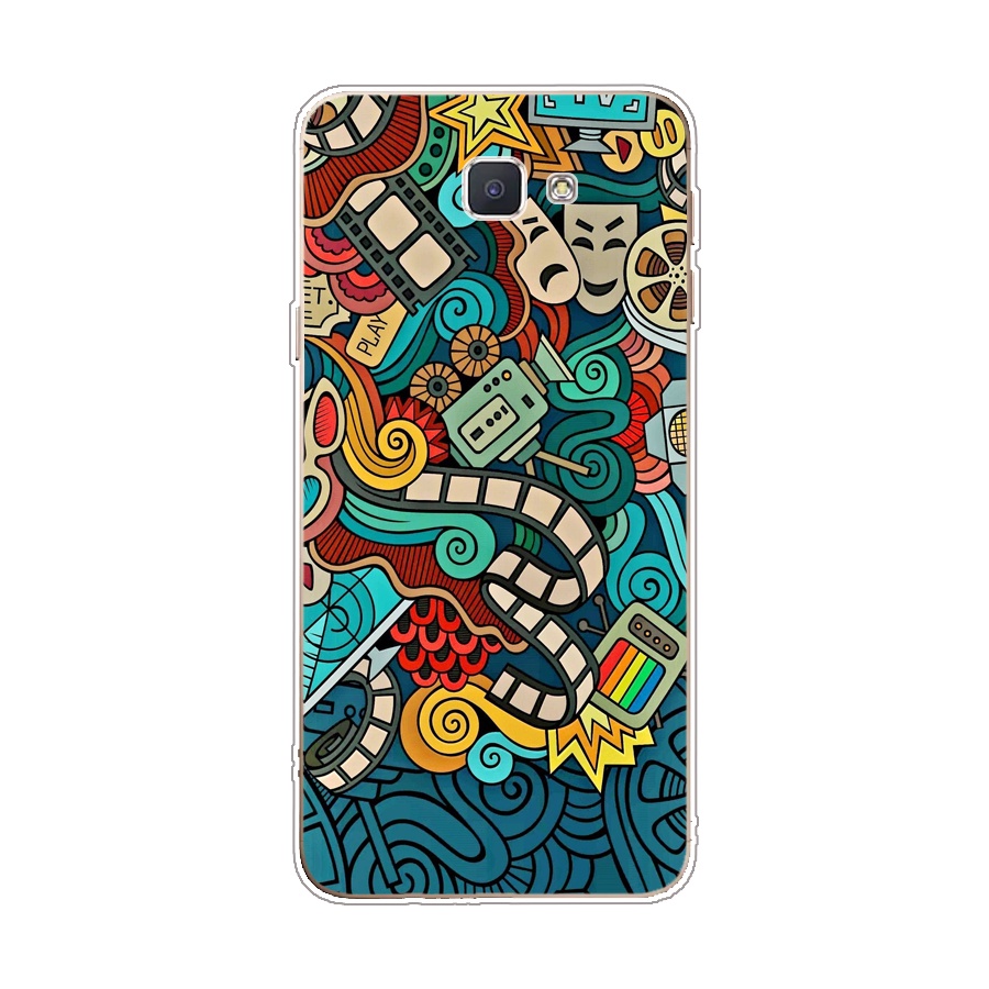 Ôp Điện Thoại Silicon Dẻo Họa Tiết Xinh Xắn Thời Trang Cho samsung galaxy j7 prime j5 prime j4 plus 2018 Ốp
