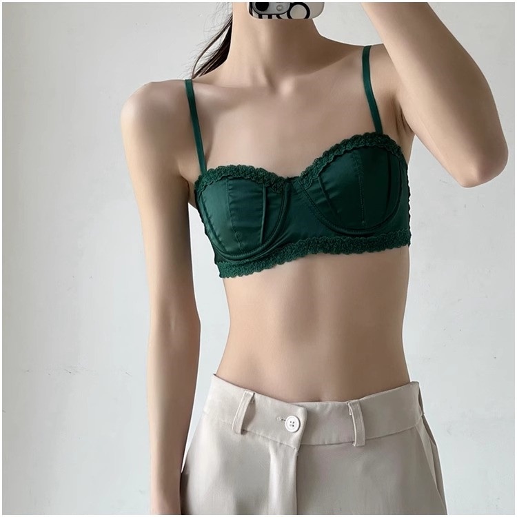 Áo Ngực Xốp Mềm Mỏng Không Gọng Nâng Ngực Chống Chảy Xệ Quyến Rũ Cho Nữ