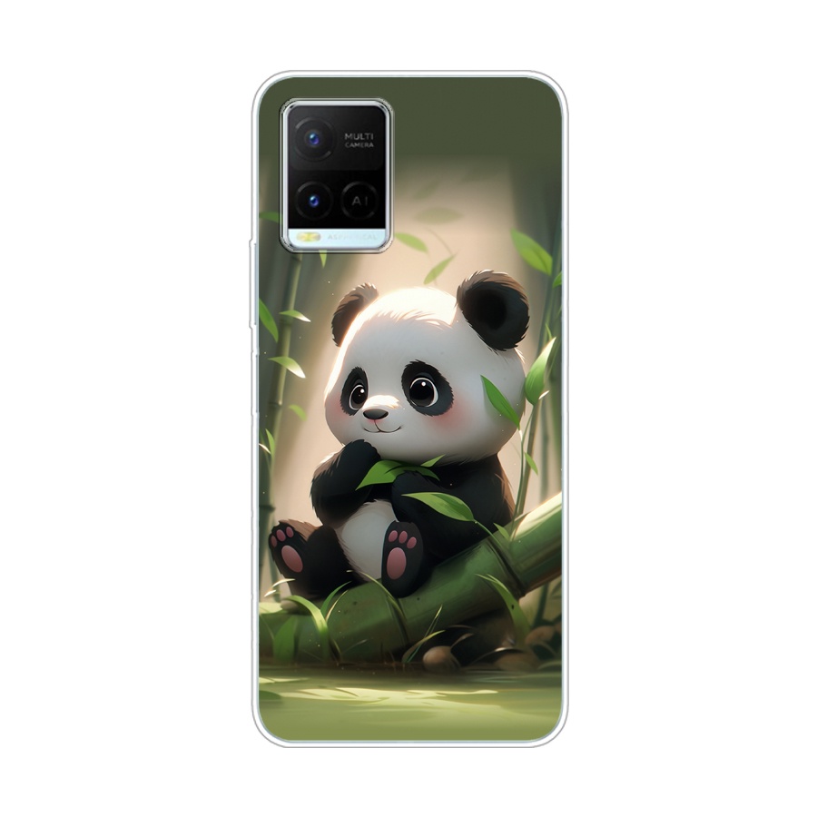 Ôp Điện Thoại Silicon Dẻo Họa Tiết Thời Trang Sang Trọng Cho vivo y21 2021 y33t Ốp