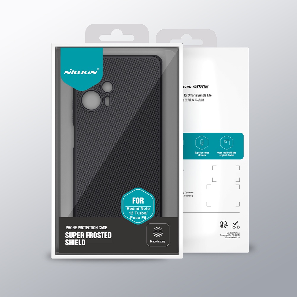 Mô tả Ốp điện thoại 
NILLKIN bằng PC cứng siêu mỏng chống sốc chống dấu vân tay cho Redmi Note 12 Turbo - 12