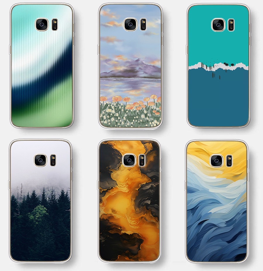 Ôp Điện Thoại Silicon Dẻo Thời Trang Sang Trọng Cho samsung galaxy s7 edge samsung galaxy s7 edge Ốp
