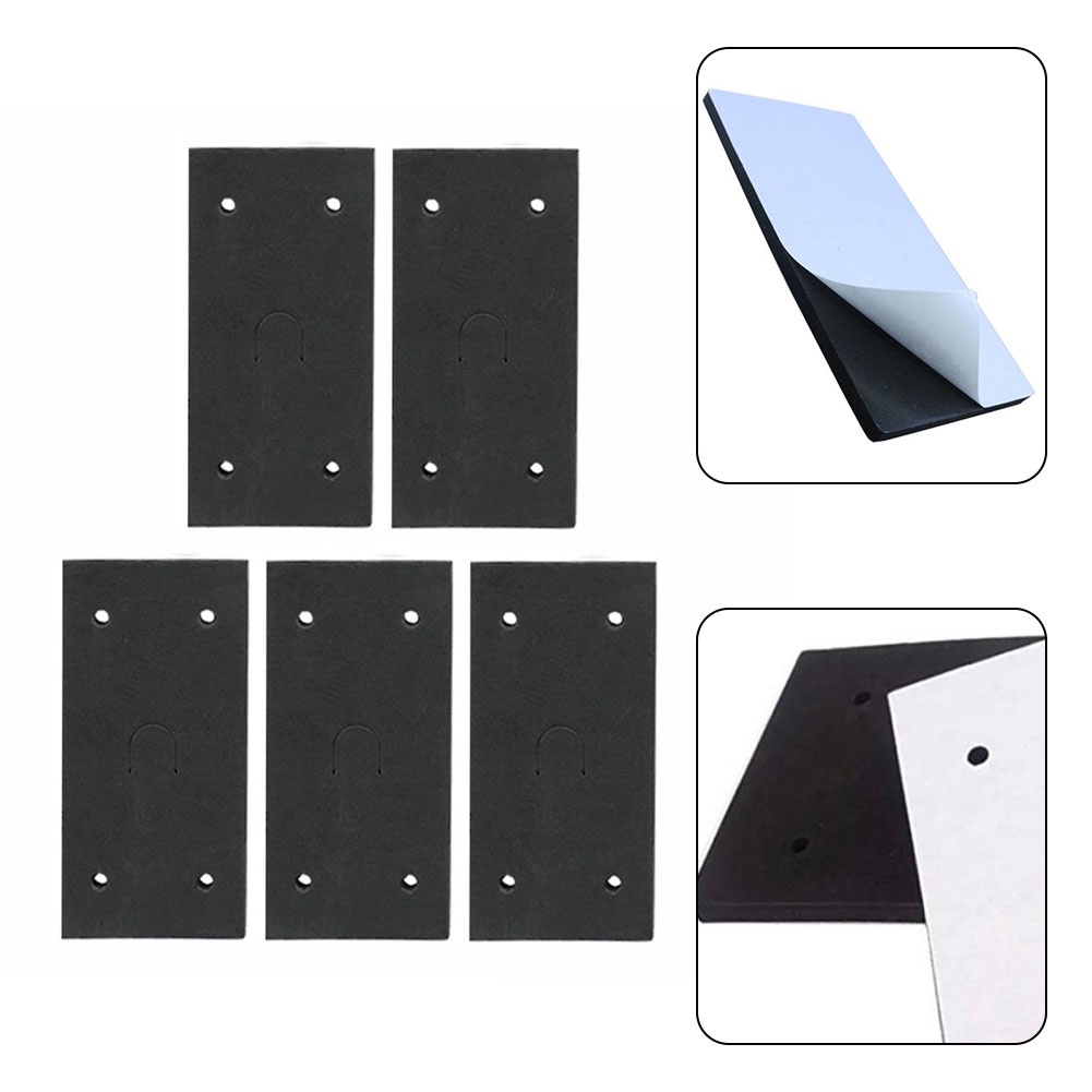 Set 5 Tấm Đệm Xốp 4 Lỗ Tự Dính Thay Thế Cho Máy Chà Nhám makita 9035