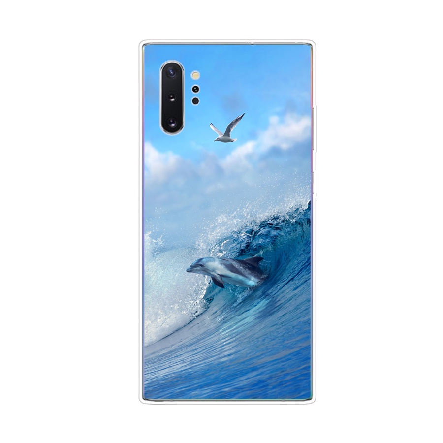 Ôp Điện Thoại Silicon Dẻo Thời Trang Sang Trọng Cho samsung galaxy note 10 plus Ốp