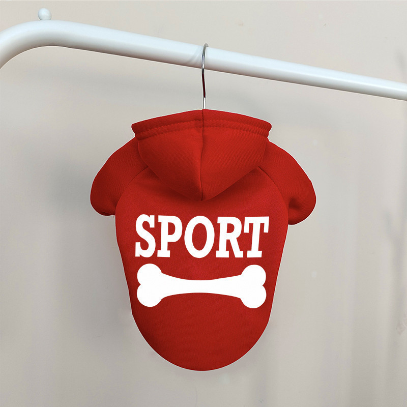 Áo hoodie in hình xu hướng thú cưng cho chó vừa và nhỏ có mũ