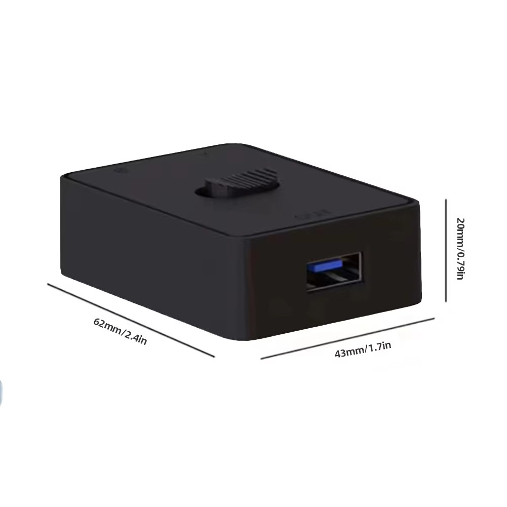 [Sẵn sàng vận chuyển] Bộ chuyển đổi USB 3.0 / 2.0 Công tắc KVM 1x2 / 2x1 Bộ chia điều khiển chia sẻ hai chiều cho máy tính Bàn phím máy tính xách tay Máy in chuột Hub USB