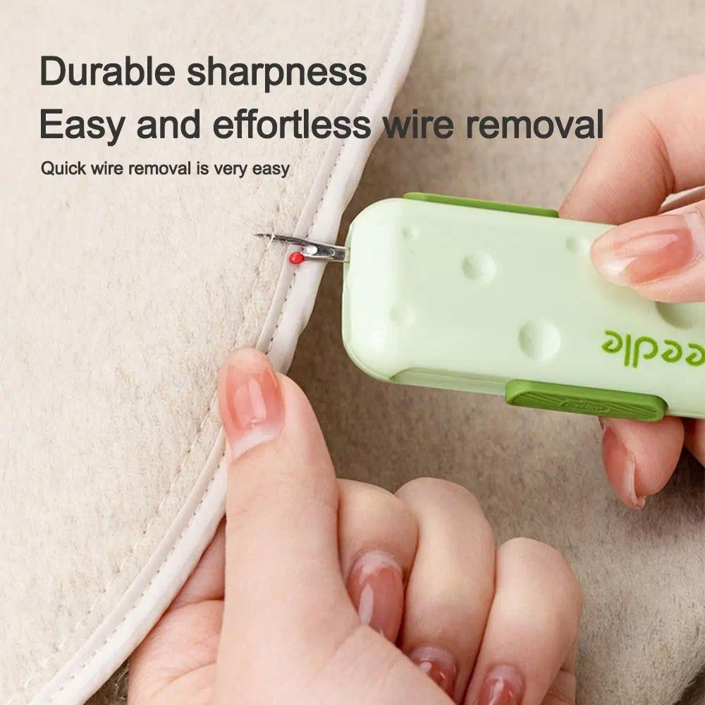 2 Chiếc Đa Năng Cắm Kim Ren Cho Máy May 3in1 Needlework Co Giãn Chọn Chủ Đề Tẩy Hai Đầu Đường May Ripper Dụng Cụ