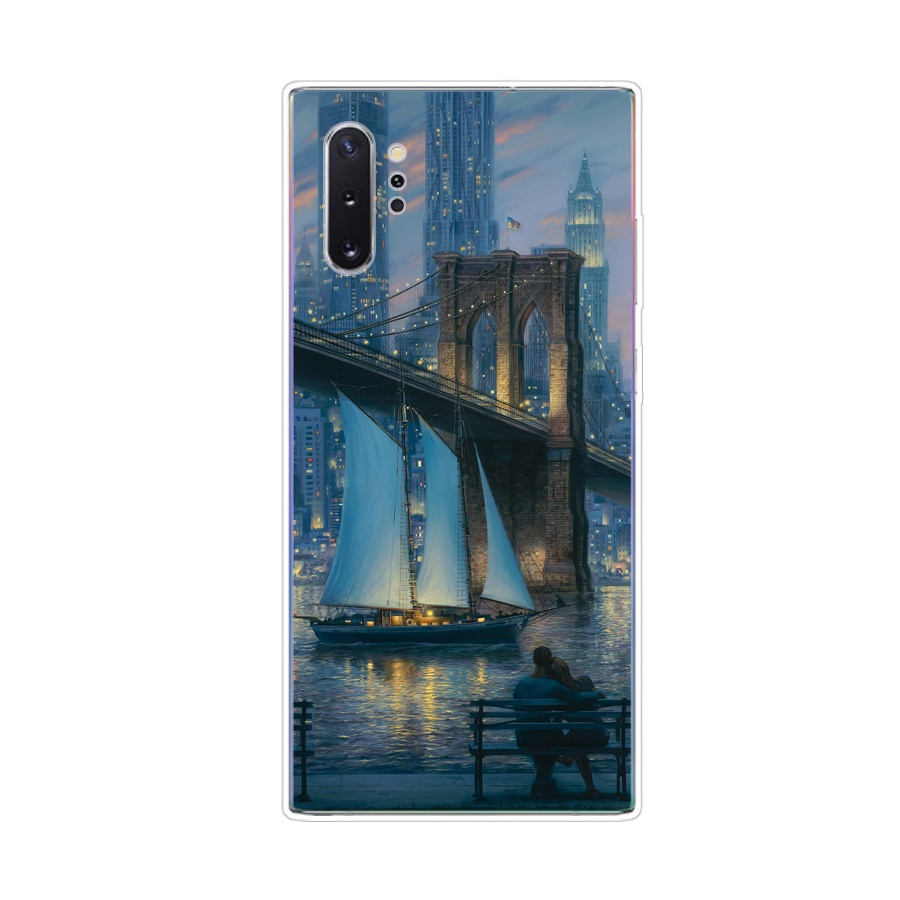 Ôp Điện Thoại Silicon Dẻo Thời Trang Sang Trọng Cho samsung galaxy note 10 plus Ốp
