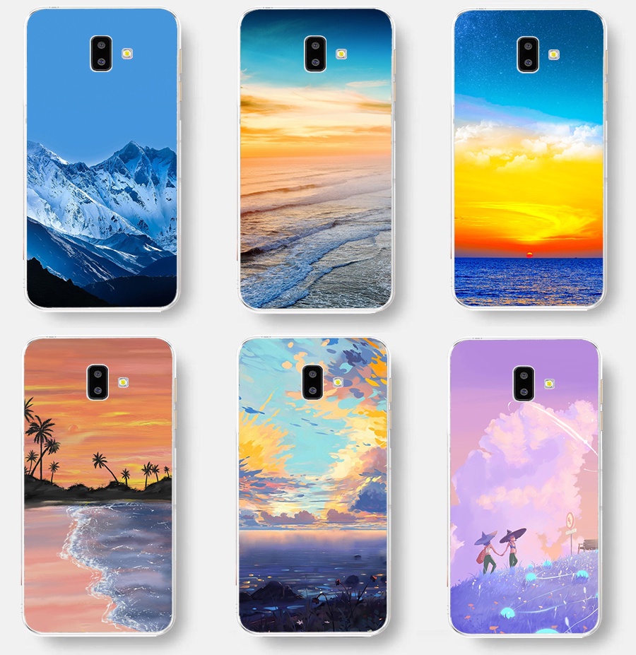 Ôp Lưng Nhựa Dẻo Chống Sốc Cho samsung galaxy j6 plus 2018 Ốp
