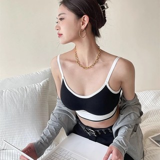 Thanh Niên Cô Gái Đệm Áo Ngực Thể Thao Loại Lưng Khóa Nữ Không Dây Đồ Lót Liền Mạch Nữ Quần Lót Thời Trang Chữ Nữ Push Up Bralette