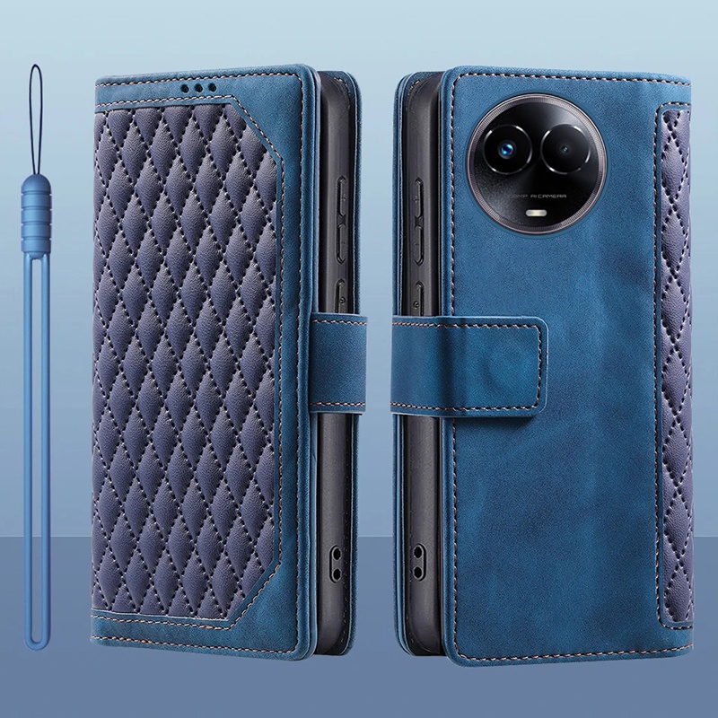 Bao Nắp Gập Chất Giả Da Nhiều Màu Cho Điện Thoại oppo realme 11 5g realme 11x 5g realme11 5g