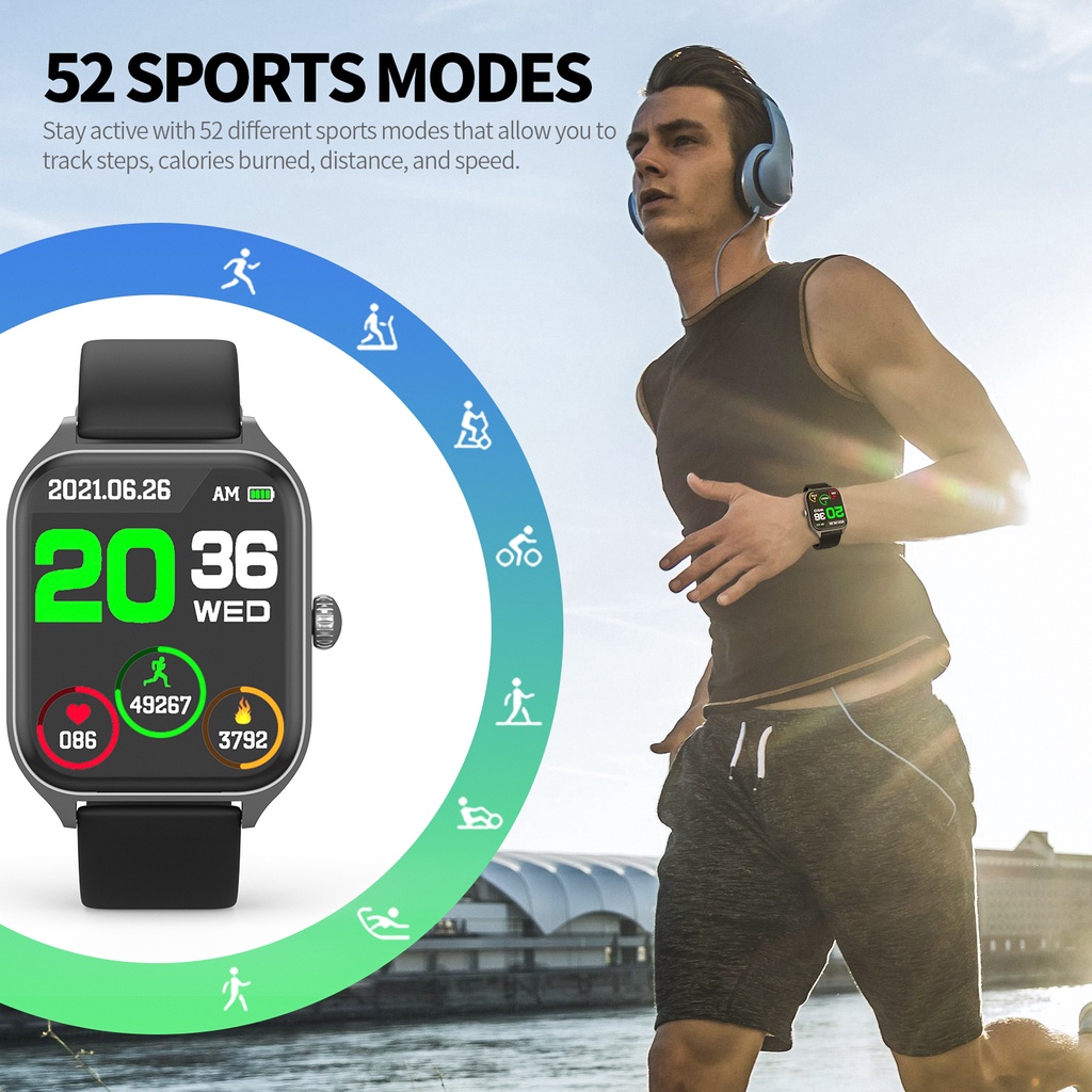 Đồng Hồ Thông Minh Goojodoq Kết Nối Bluetooth Hỗ Trợ Nghe Gọi Giúp