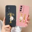 Ôp Điện Thoại Silicon Dẻo Họa Tiết Hoa & Chữ Cái Xinh Xắn Cho samsung galaxy a15 4g samsunga15 a 15 5g Ốp