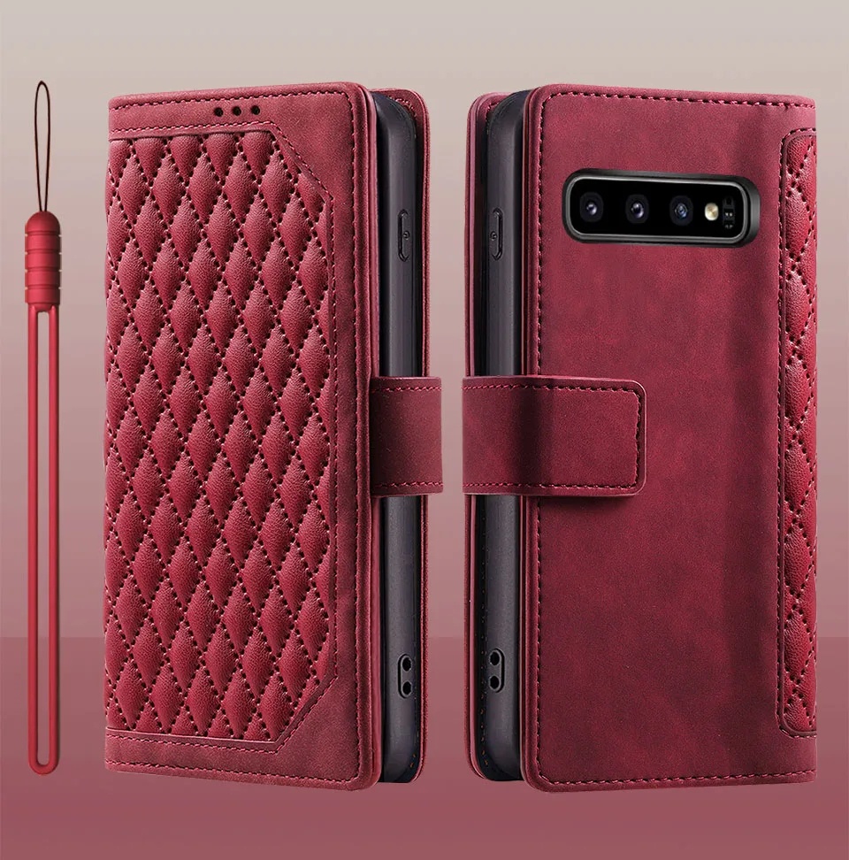 Bao Nắp Gập Chất Giả Da Có Ngăn Đựng Thẻ Cho Điện Thoại samsung galaxy s10 5g s10e plus s10 plus s10plus 5g s 10 s10 +