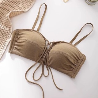 Áo Lót Nâng Ngực Không Dây Bằng Cotton Mềm Mại Chống Trượt Thời Trang Quyến Rũ Cho Nữ