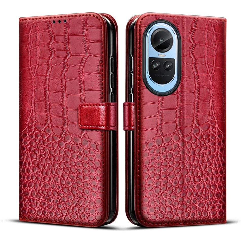 Bao Da Điện Thoại Nắp Lật Sang Trọng Bảo Vệ Cho oppo reno10 pro reno 10 pro 5g cph2525 cph2531 reno10 5g Ốp