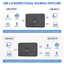 Bộ chuyển đổi USB 3.0 / 2.0 Công tắc KVM 1x2 / 2x1 Bộ chia điều khiển chia sẻ hai chiều cho máy tính Bàn phím máy tính xách tay Máy in chuột Hub USB
