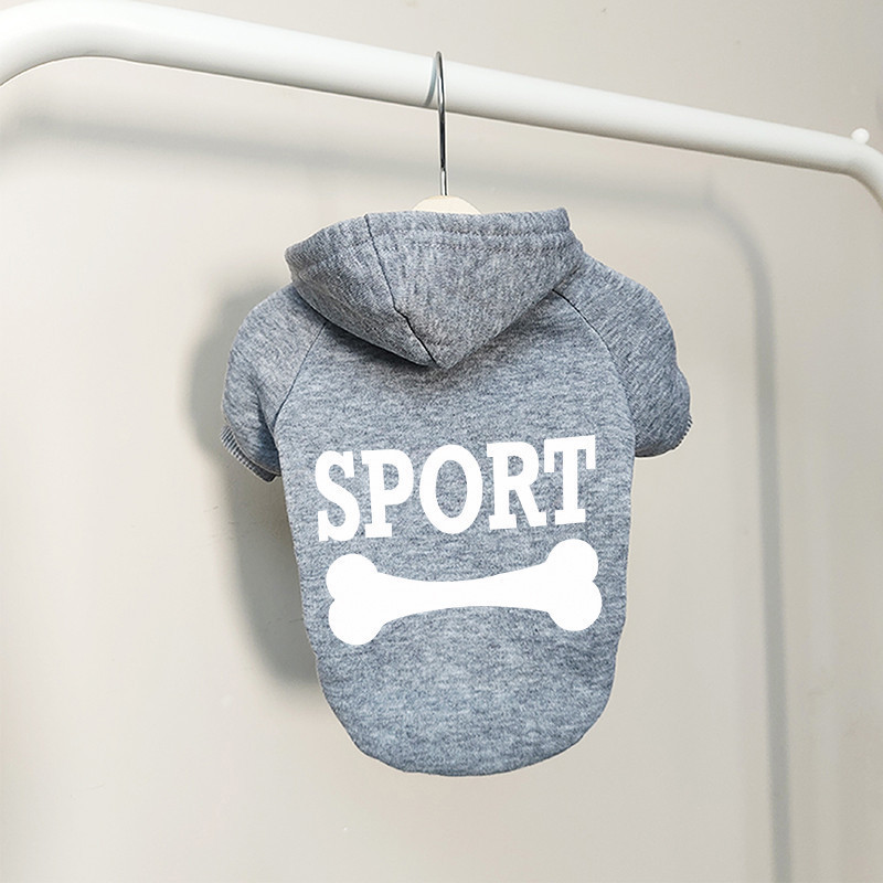Áo hoodie in hình xu hướng thú cưng cho chó vừa và nhỏ có mũ