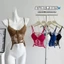 Áo bra ren hoa áo 2 dây có mút ngực kiểu croptop sang chảnh