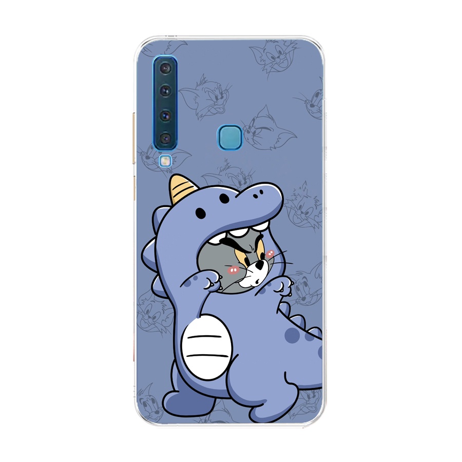 Ôp Điện Thoại Silicon Dẻo Họa Tiết Hoạt Hình Dễ Thương Cho samsung galaxy a9 2018 Ốp