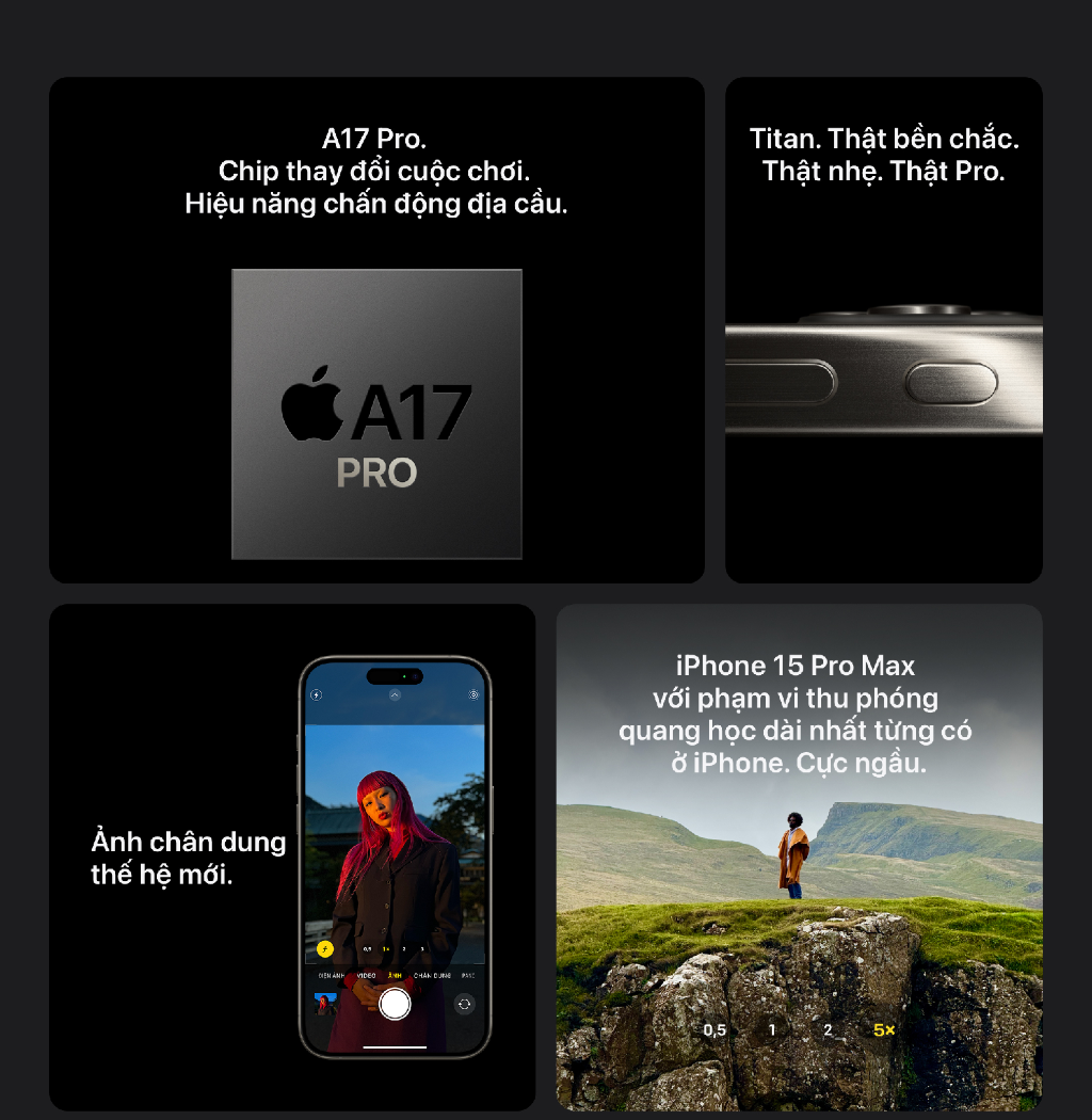 Điện thoại Apple iPhone 15 Pro Max 256GB Shopee Việt Nam