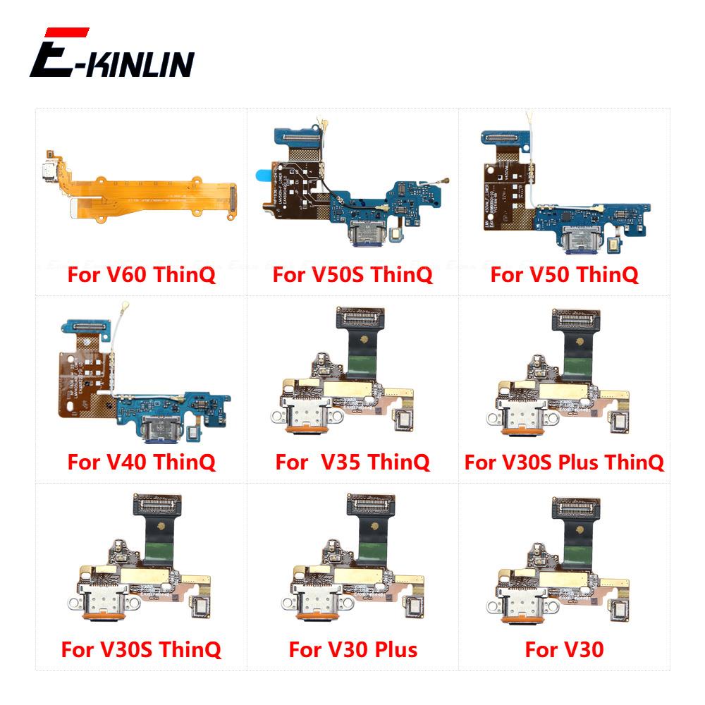 Bảng Mạch Cổng Sạc USB Kèm Dây Cáp Flex Thay Thế Chuyên Dụng Cho LG V30 V30S Plus V35 V40 V50 V50S V60 ThinQ 5G