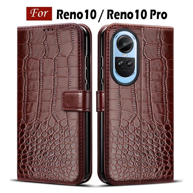Bao Da Điện Thoại Nắp Lật Sang Trọng Bảo Vệ Cho oppo reno10 pro reno 10 pro 5g cph2525 cph2531 reno10 5g Ốp