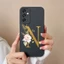 Ôp Điện Thoại Silicon Dẻo Họa Tiết Hoa & Chữ Cái Xinh Xắn Cho samsung galaxy a15 4g samsunga15 a 15 5g Ốp