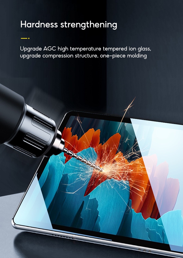 Mô tả TBTIC Cho Samsung Tab S10 S6 Lite A9 S9 Plus 11 8.7 A8 S6 10.5 A7 Lite 10.4 P620 S8 S7 11 FE 10.9 Kính Cường Lực Bảo Vệ Màn Hình - 1