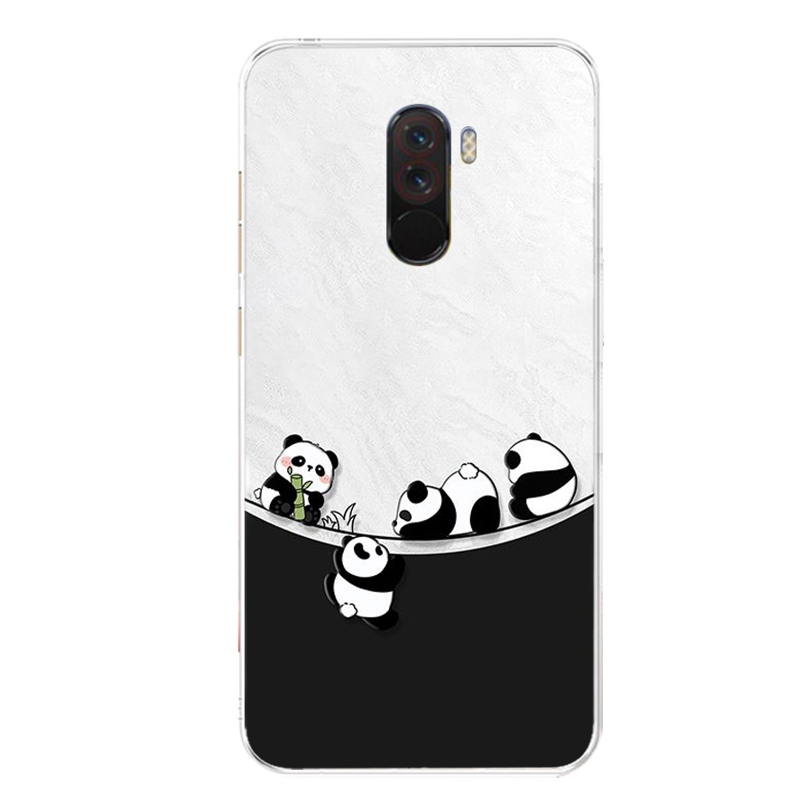 Ốp Lưng Silicone Mềm Nhiều Họa Tiết Dễ Thương Cho xiaomi poco f1