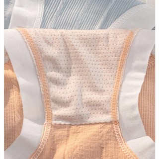 Quần Lót cotton Mềm Mại Màu Trơn Kháng Khuẩn Không Đường May Thân Thiện Với Làn Da Cho Nữ