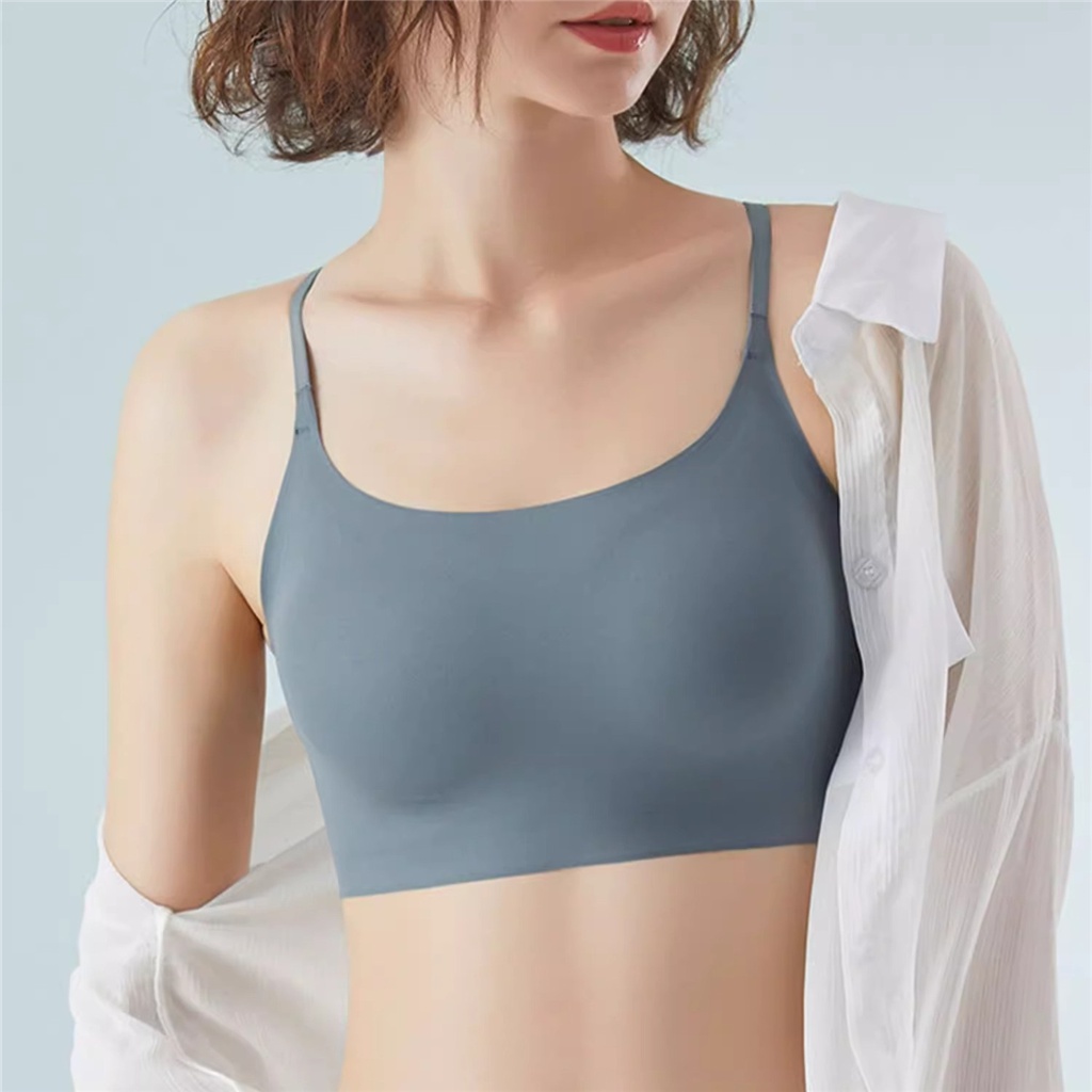 Ultra Áo Lót Lụa Không Gọng Siêu Mỏng Nâng Ngực Quyến Rũ Cho Nữ