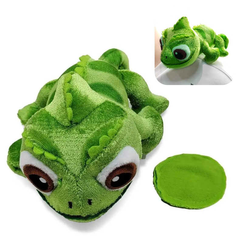 Búp bê sang trọng công chúa ếch đáng yêu với lông ngắn mềm mại Kích thước 16cm