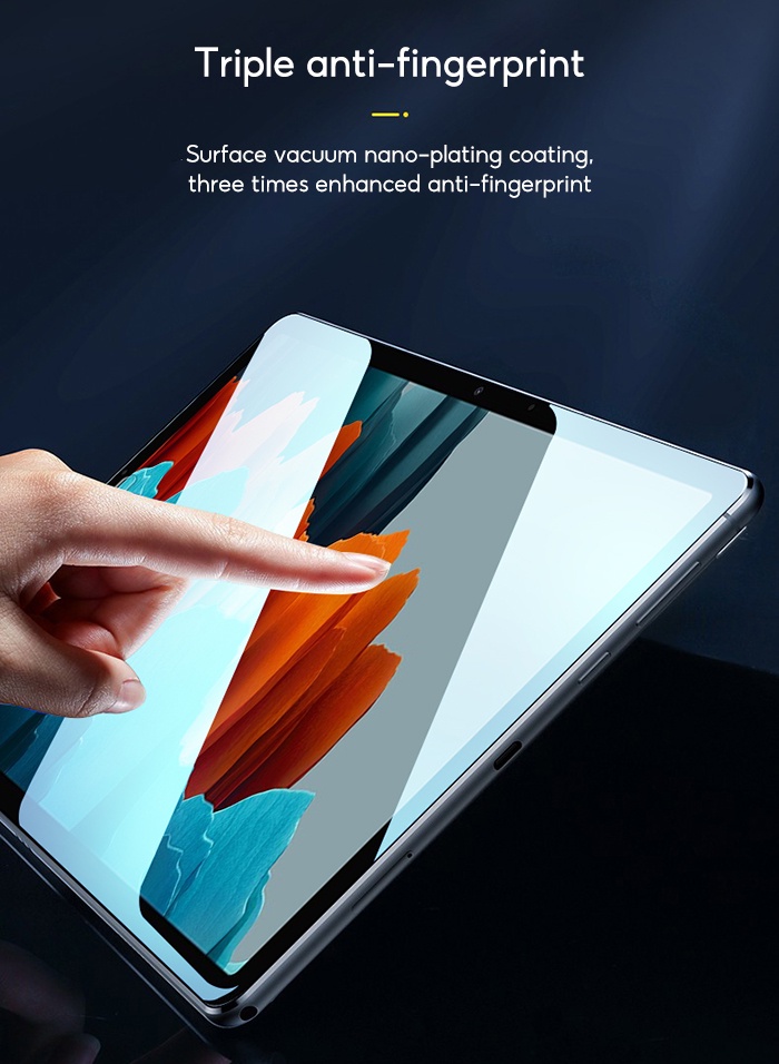 Mô tả TBTIC Cho Samsung Tab S10 S6 Lite A9 S9 Plus 11 8.7 A8 S6 10.5 A7 Lite 10.4 P620 S8 S7 11 FE 10.9 Kính Cường Lực Bảo Vệ Màn Hình - 4