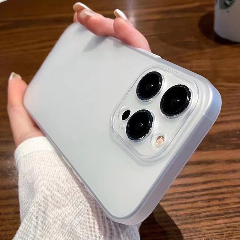 Ốp Điện Thoại Siêu Mỏng Trong Suốt Cho iPhone 17 Pro Max 16 Plus 15 14 13 12 11 Vỏ Mềm TPU Chống Sốc