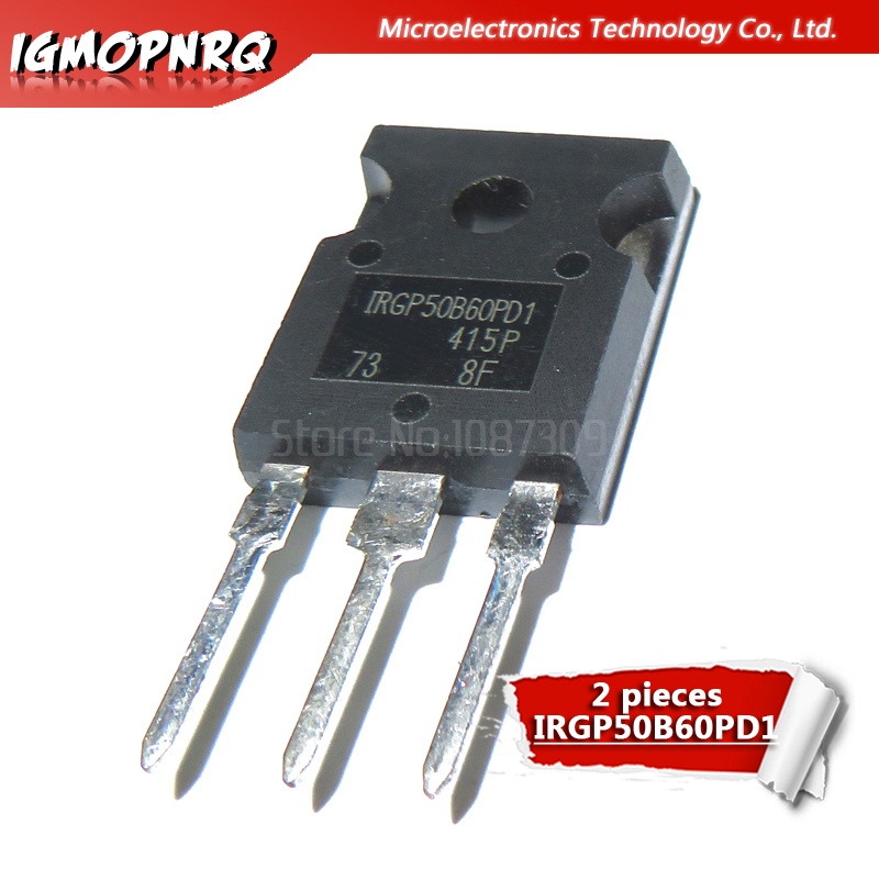 IGBT GP50B60PD1 (equivalente IRGP50B60PD1-EP) 600V 75A 390W TO247AD - Ricondizionato - Foto 5