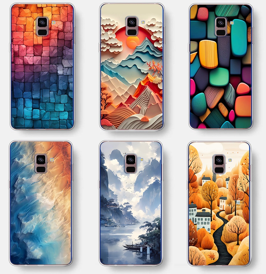 Ốp Điện Thoại Silicon Mềm Cho samsung galaxy a8 plus 2018 / a8 plus 2018