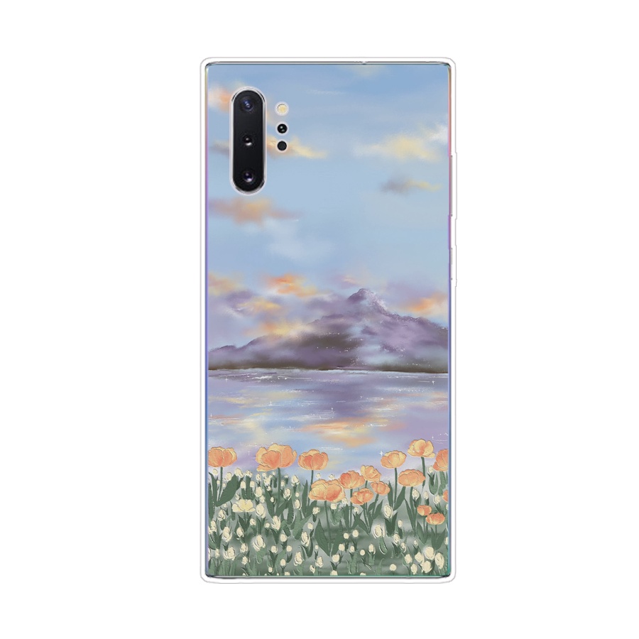 Ôp Điện Thoại Silicon Dẻo Thời Trang Sang Trọng Cho samsung galaxy note 10 plus Ốp