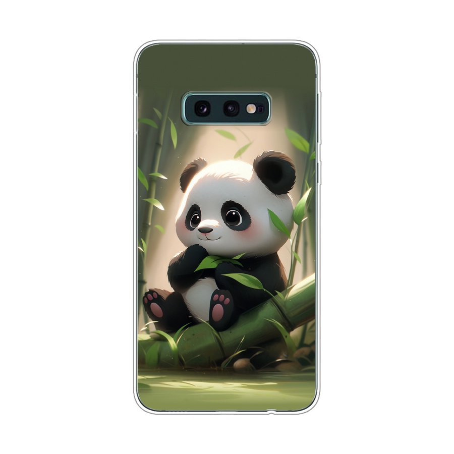 Ôp Điện Thoại Silicon Dẻo Họa Tiết Hoạt Hình Dễ Thương Cho samsung galaxy s10e Ốp